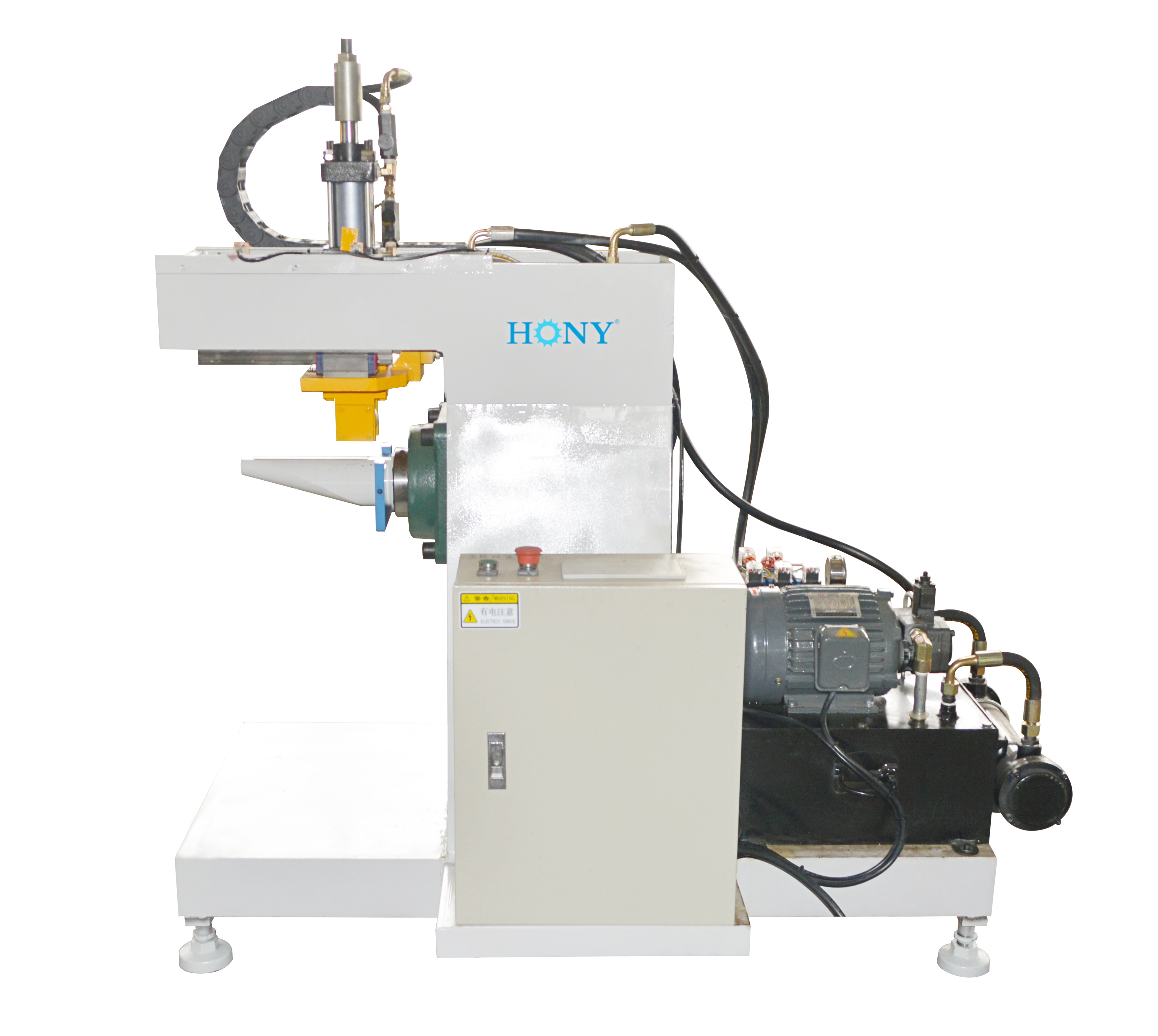 肩錐筒壓平直焊機
